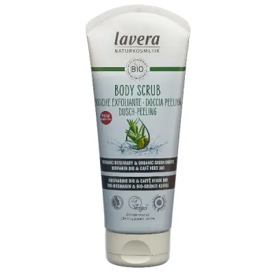 LAVERA Shower Peeling Organic Rosemary & Organic Green Coffee 200 ml