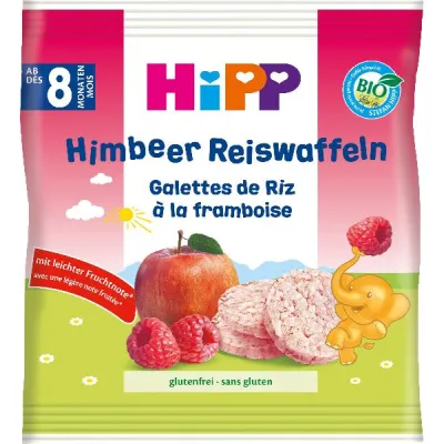 HIPP Rice Cakes Raspberry Bag 30 g