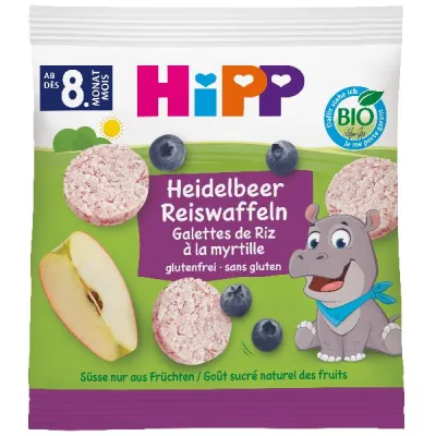 HIPP Rice Cakes Blueberry Bag 30 g