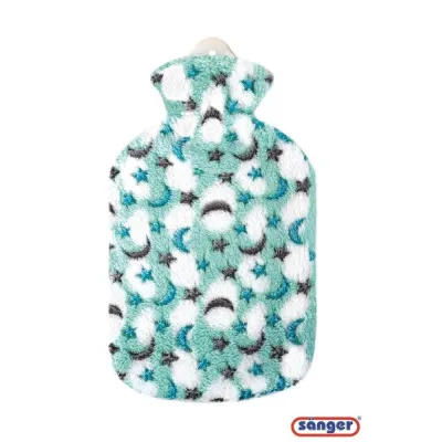 SÄNGER Hot Water Bottle Plush Cover 2l Moon&Stars
