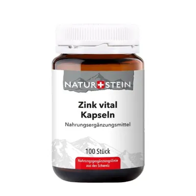 NATURAL STONE Zinc Vital Caps Glass 100 Pieces
