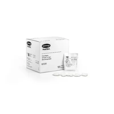 MEDISET Square Swabs 2.5x2.5cm sterile 40 Bags 5 Pieces
