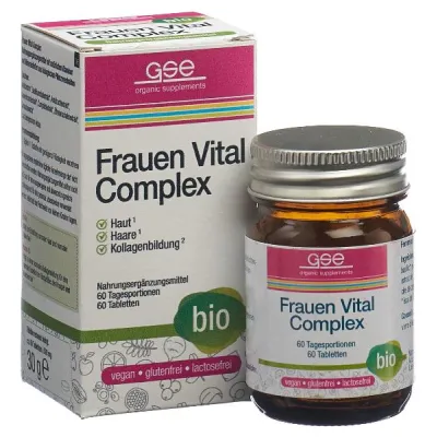 GSE Women's Vital Complex Bio Glass Tablets 60 pcs