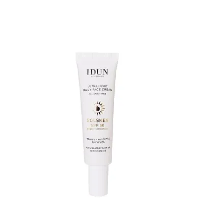 IDUN Minerals Ultra Light Daily Face Cream with SPF50 30 ml