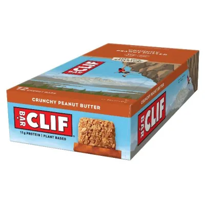 CLIF BAR Crunchy Peanut Butter 12 x 68 g