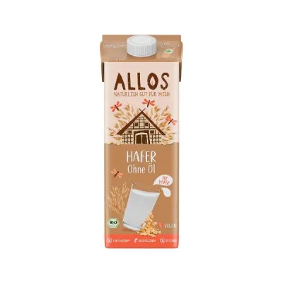 ALLOS Low-Fat Oat Drink Tetra 1 lt