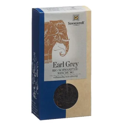 Sonnentor Earl Grey Black Tea Loose Organic Bag 90 g