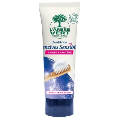 L'ARBRE VERT Toothpaste Sensitive Teeth FR Tube 75 ml