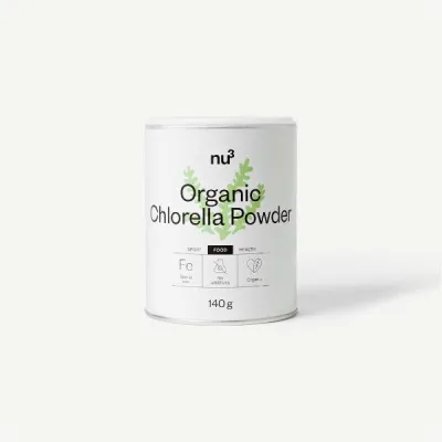NU3 Organic Chlorella Powder Jar 140 g