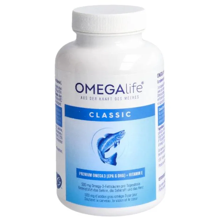 OMEGA-LIFE Classic Caps 500 mg Ds 120 pcs