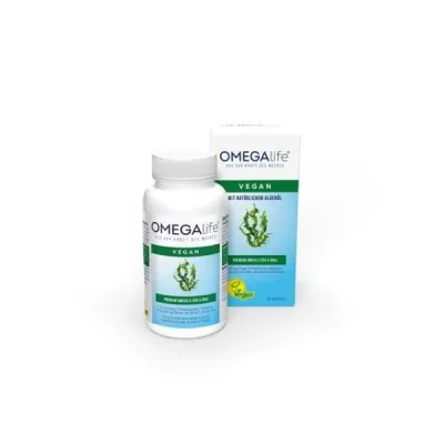 OMEGA-LIFE Algae Oil Capsules 60 Pieces