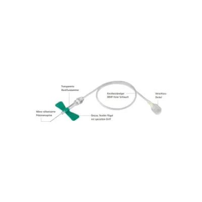 VENOFIX SAFETY 21G 0.8x19mm Catheter 30cm green 50 pcs
