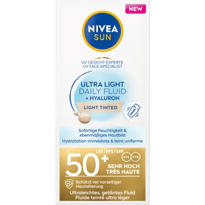 Nivea Sun UV Gesicht täglich Flüssigkeit getönt SPF50+ 40 ml