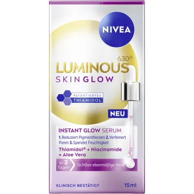 NIVEA LUM630 сарысуы Теріні жарқыратады 15 мл
