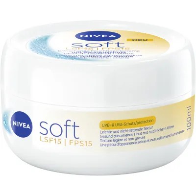 NIVEA Ылғалдандыратын жұмсақ сергітетін SPF15 100 мл