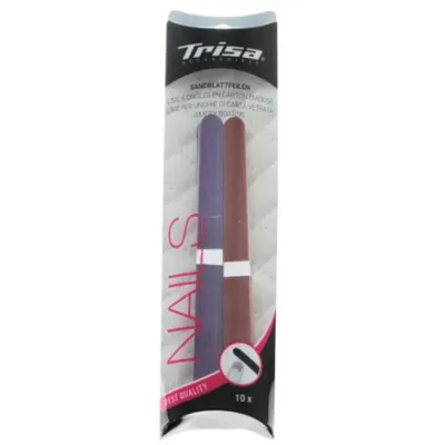 Trisa Sandpaper File 12cm 10 PCS