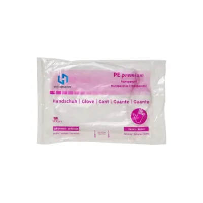 Guantes de plástico Gribi 280 mm Women Unst 100 PCS