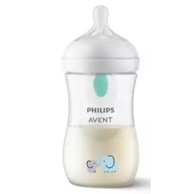 Philips Avent Natural Dishing Baby Bottle Air 260ml 1M+ El