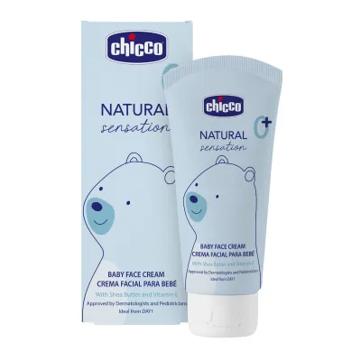 Chicco Nat Sens Baby Face Cream 0M+ TB 50 ml