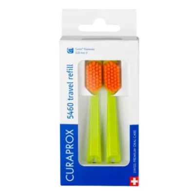 CURAPROX CS 5460 Travel Set Ortho refill green
