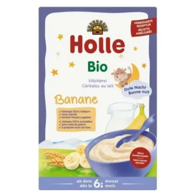 Holle banana milk porridge organic (new)
