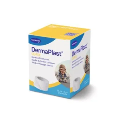 Dermaplast cofix 2.5cmx4m blanco 2 pcs