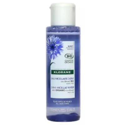 Klorane cornflower micellar water face & eyes bio