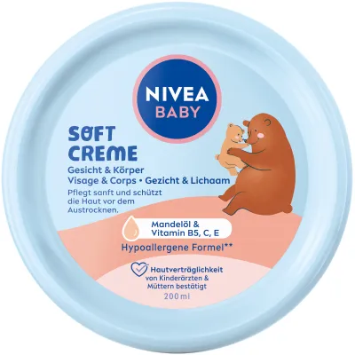 Nivea Baby Cream Face & Body Soft DS 200 մլ