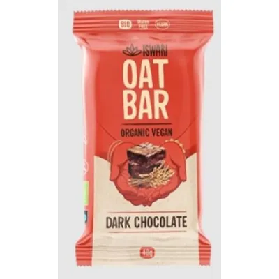 ISWARI Oat Bar Dark Chocolate BIO Bottle 40 g