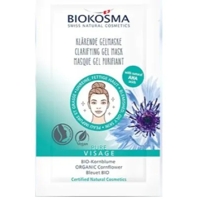 Biocosma saf vize açıklayıcı jel maskesi 10 x 7 ml