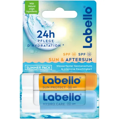 Labello Sun e Hydro Summerpack 2 Stick 4,8 g