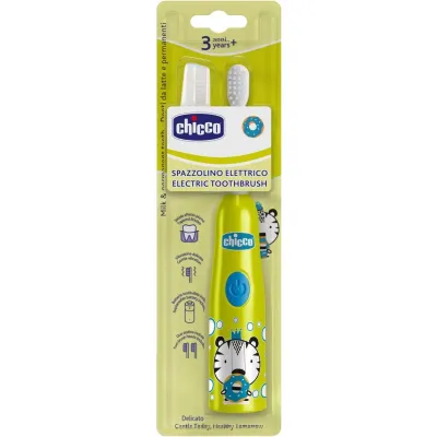 Tiger de escova de dentes elétrica chicco 3y+ it/fr/de