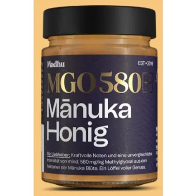 MADHU Manuka Honey MGO 800+ Glass 500 g