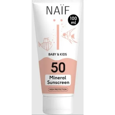 Naif körpə və uşaq mineral günəşdən qoruyan sperf0 100 ml