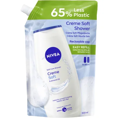 Nivea Creme Soft Care Shower Refill 500 ml