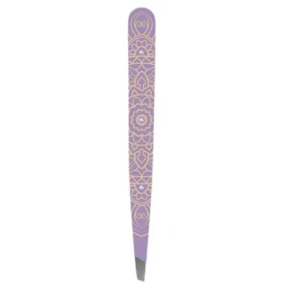 HAUSMANN Slanted Tweezers Swarovski purple