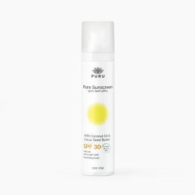 Puru Pure Sunscreen SPF30 Round ml 100 ml