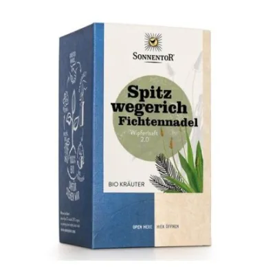Sonnentor Spitzwegerich fichtennad tee bio 18 stk