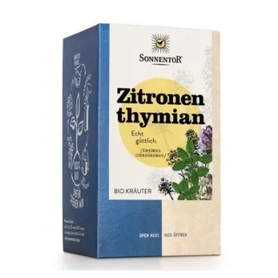 SONNENTOR LEMOMESTHYMAN TEA BIO BTL 18 PCS
