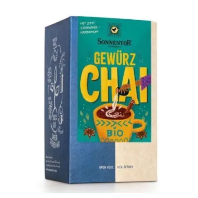 Sonnentor Spice Chai Tea օրգանական պայուսակ 18 կտոր