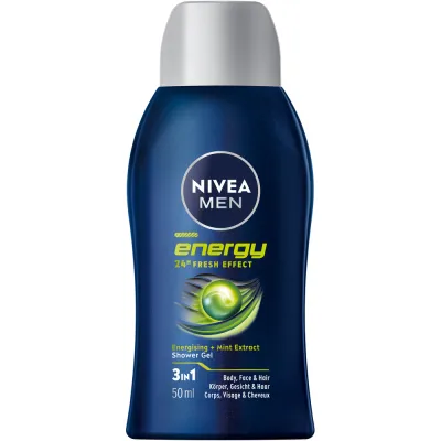 Nivea Men Botol Minimal Penjagaan Tenaga Lelaki 50 ml