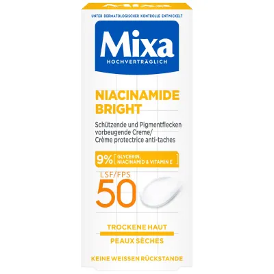 Mixa niacinamide bright creme lsf 50 kering h 50 ml