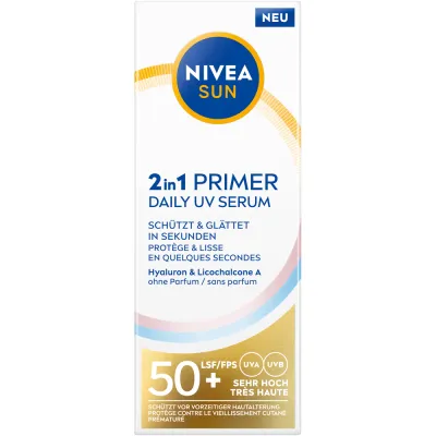 Nivea Sun UV Face Primer Suero 2in1 LSF50+ 30 ml