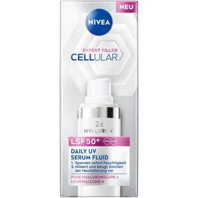 Nivea Cell Exp Ipl Plug Plue insile uv daily UV Daily UV ទំហំ 30 មីលីលីត្រ