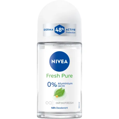 Nivea deo segar murni roll-on fem (baru) 50 ml