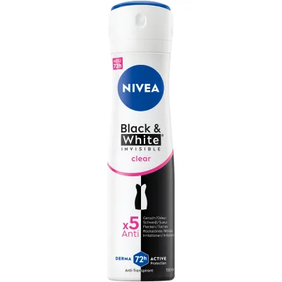 Nivea deo inv bla y whi spray cl hembra 150 ml