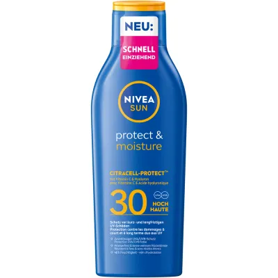 Nivea Sun Protect & Moisture Sonnenmil LSF30 200 ml