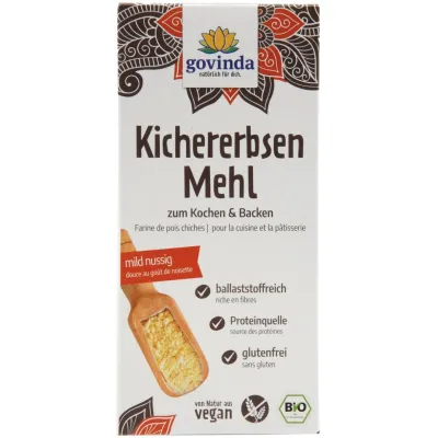 GOVINDA Organic Chickpea Flour Bag 350 g