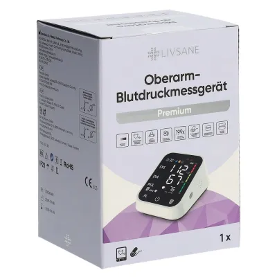 Livsane en la parte superior del brazo del botón Medición del botón Dispositivo Premium