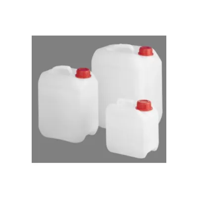 LOGO PLASTIC Square Canister P-E Natural 5 lt